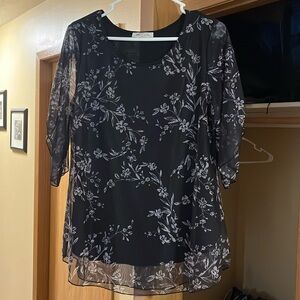 Sese code brand size L black with black top